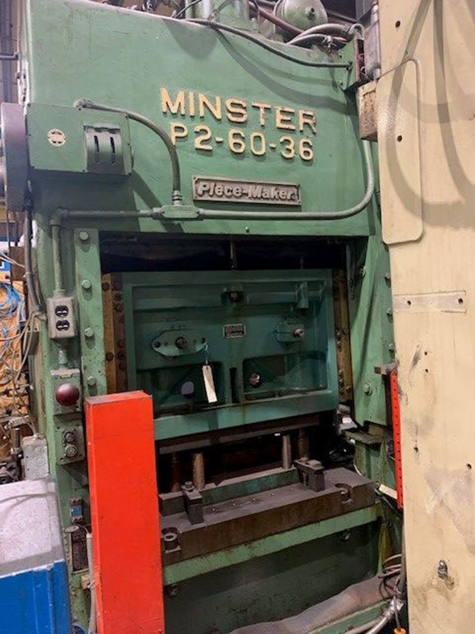 60 Ton Reconditioned Minster SSDC Piece Maker Press Stock 1249