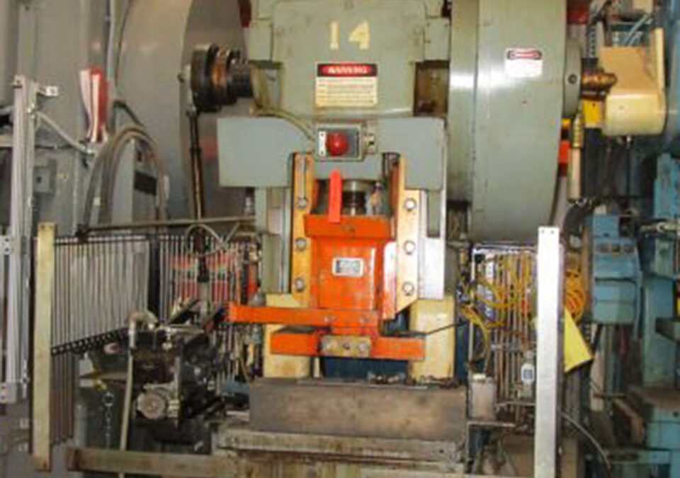 45 TON RECONDITIONED MINSTER HIGH SPEED C-FRAME POWER PRESS [STK# 1342]