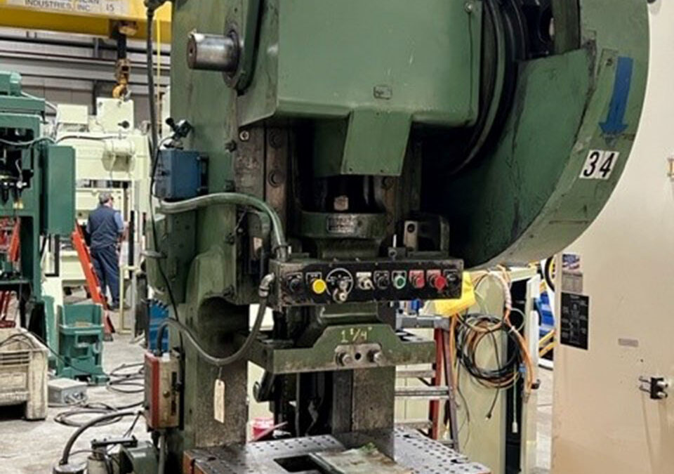 60 TON REMANUFACTURED MINSTER C-FRAME PRESS [STK# 1445]