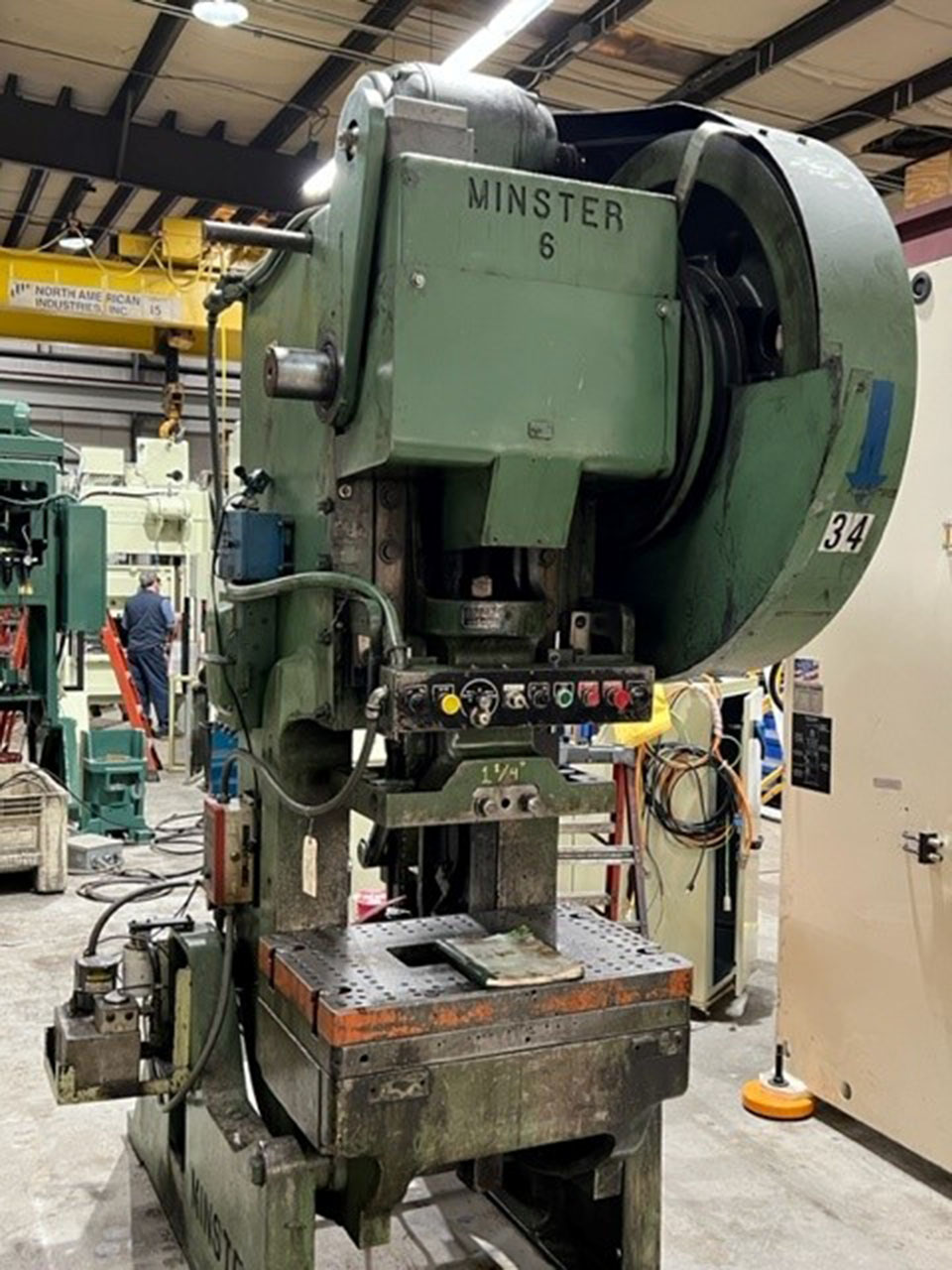 60 Ton Remanufactured Minster C-Frame Press Stock 1445