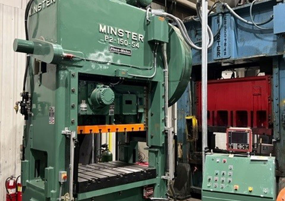 150 TON REMANUFACTURED MINSTER SSDC PIECE-MAKER PRESS [STK# 1516]