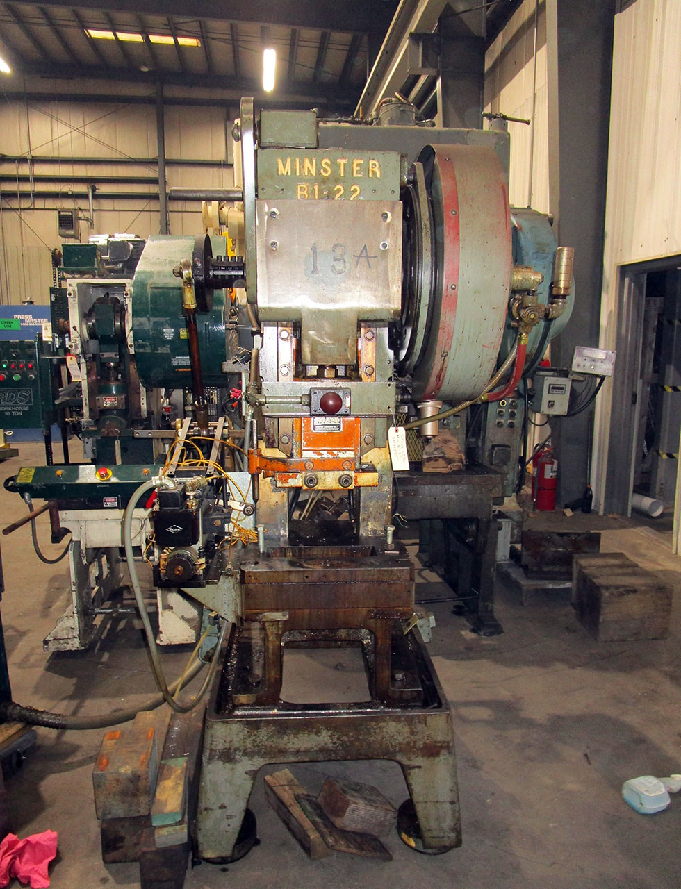 22 Ton Minster C-Frame High-Speed Press Stock 1339