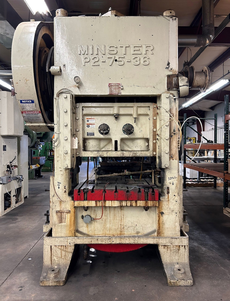 75 Ton Minster SSDC Press Stock 1412