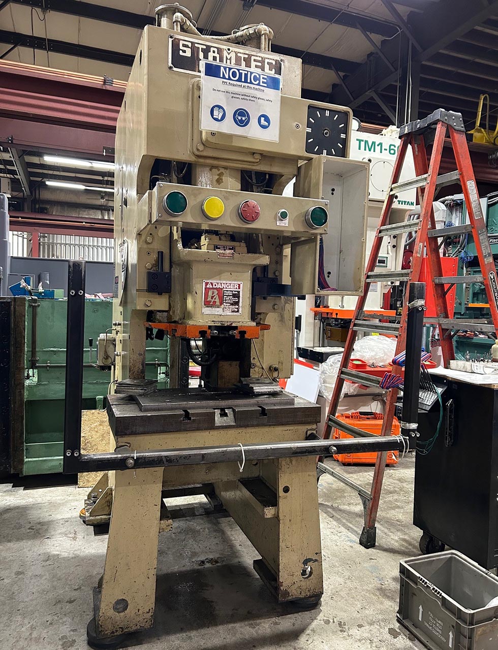 35 Ton Stamtec Gap Frame Press Stock 1645