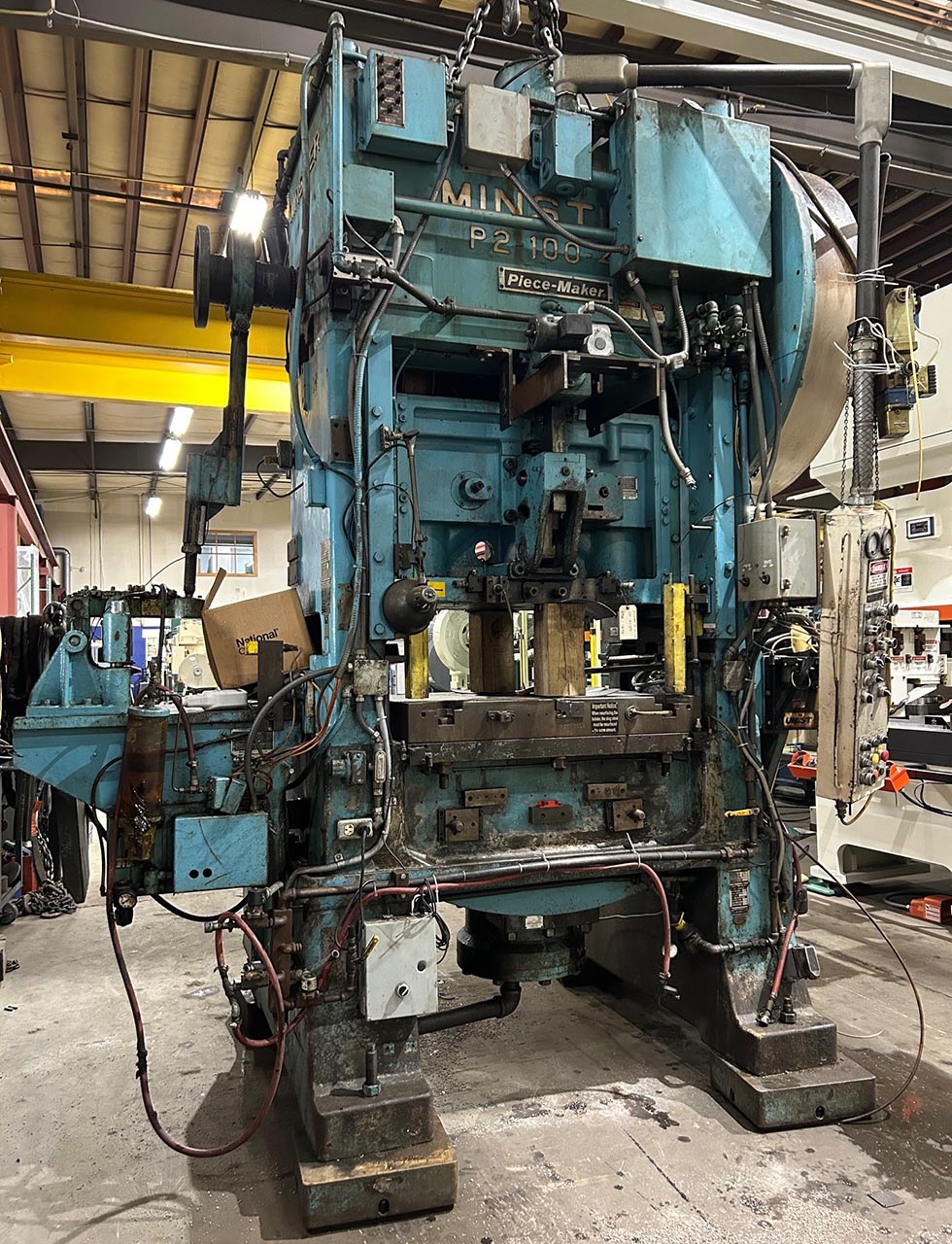 100 Ton Minster Straight Sided Press Stock 1646