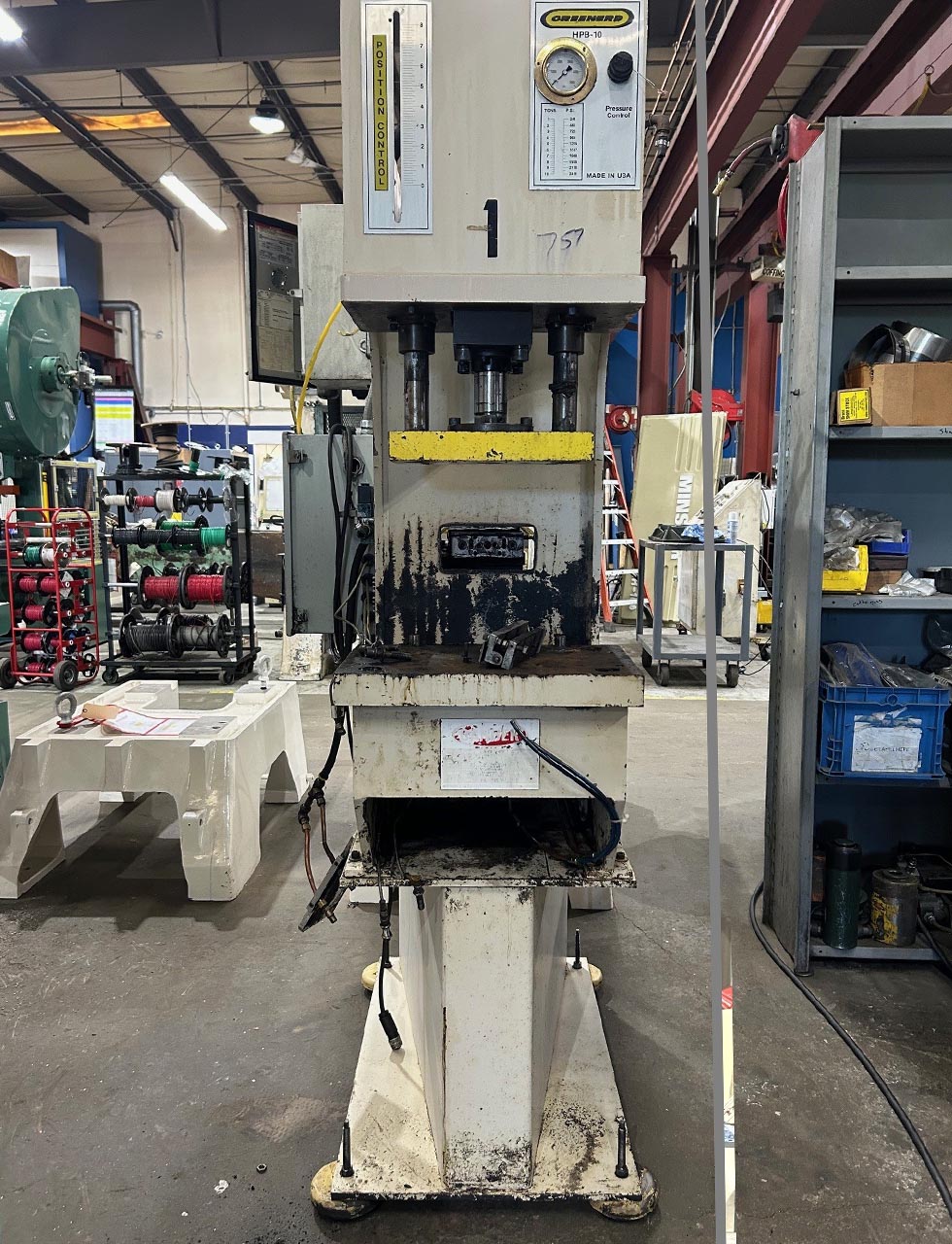 10 Ton Greenerd Hydraulic Press Stock 1506
