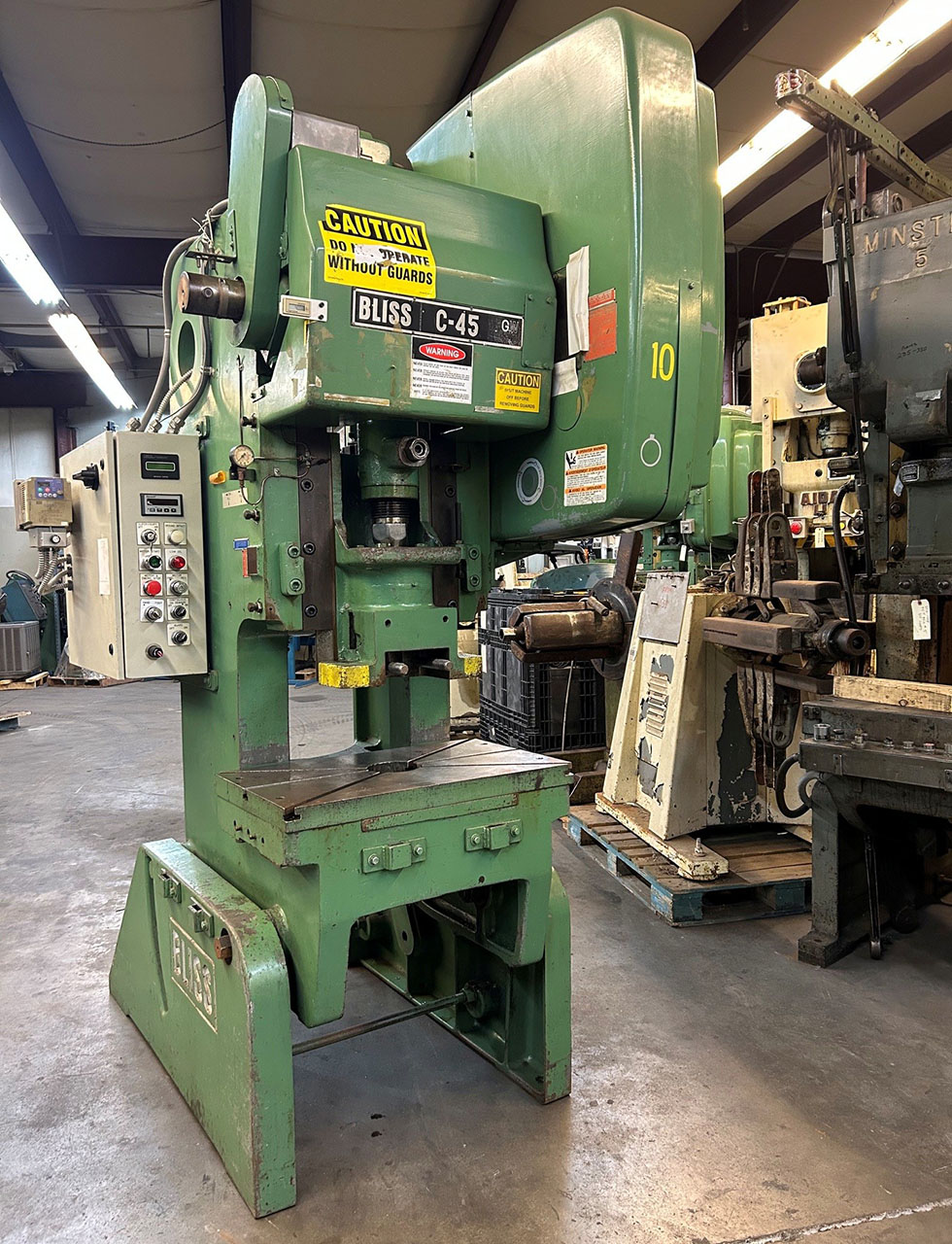 45 Ton Bliss OBI Press Stock 1690